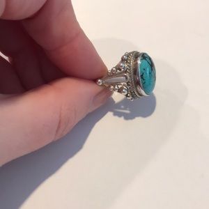 Turquoise & Silver Ring